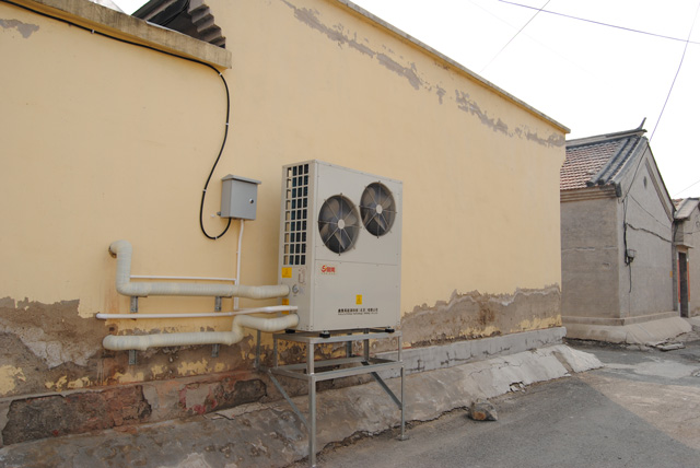 6P低溫空氣源熱泵安裝實拍 6P低溫空氣源熱泵安裝實拍